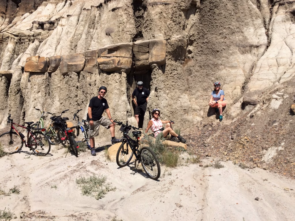 Ride the Alberta Badlands and enjoy Dinosaur Trail RV Resort & Cabins