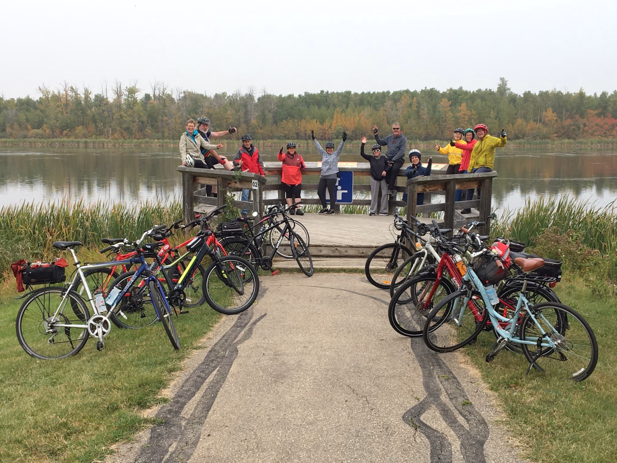 Join us and Ride Leduc Trails then over to the Gentea Cafè for Java and Snacks