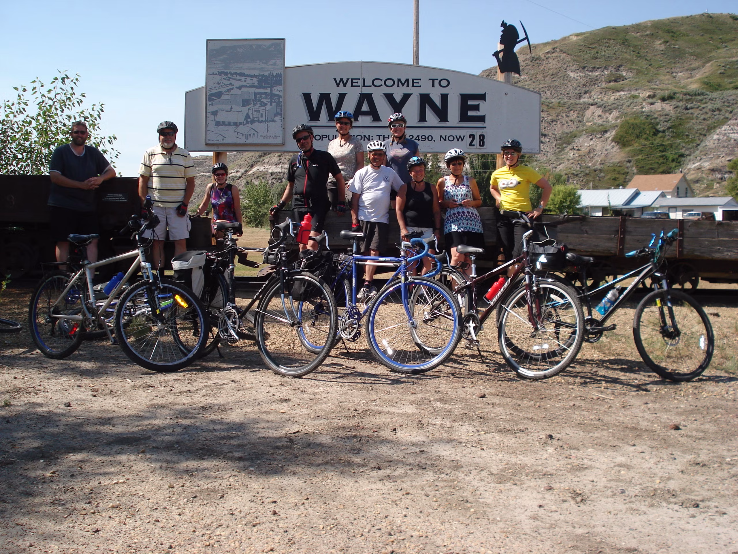 Ride the Alberta Badlands and enjoy Dinosaur Trail RV Resort & Cabins